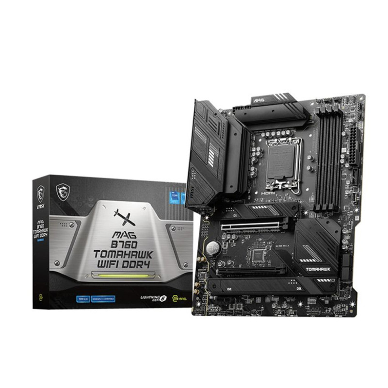 MSI MAG B760 TOMAHAWK WIFI DDR4 ATX motherboard