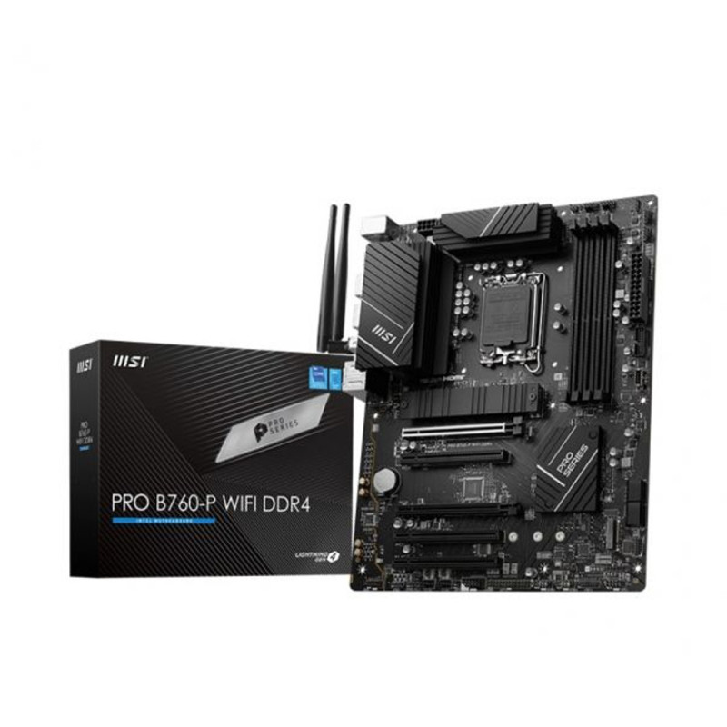 MSI PRO B760-P WIFI DDR4 ATX motherboard