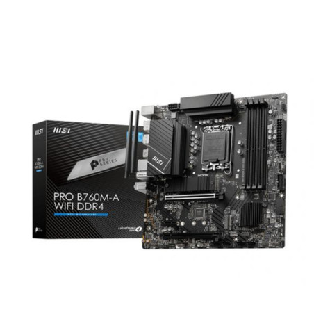 MSI PRO B760M-A WIFI DDR4 mATX motherboard