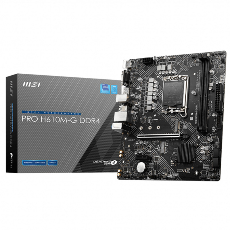 MSI MBD PRO-H610M-G-DDR4