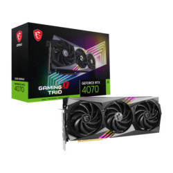 MSI GeForce RTX 4070 GAMING X TRIO 12G RTX4070 video