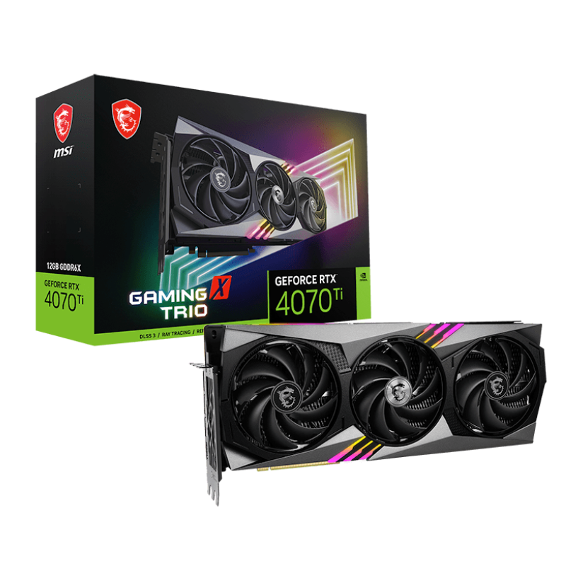 MSI GeForce RTX 4070 Ti GAMING X TRIO 12G RTX4070 Ti Video