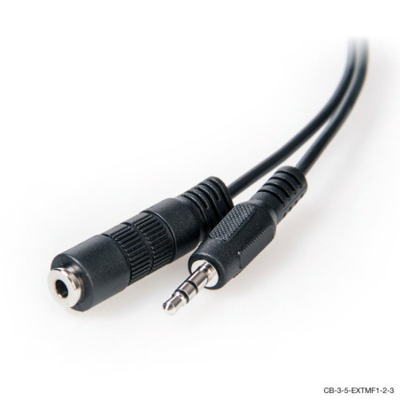 Connect 2m 3.5mm Stereo Audio Extension Cable Male to Female