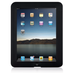 Laser IR-IPADGRIP-BLK Silicon Case for Apple iPad 1 Black