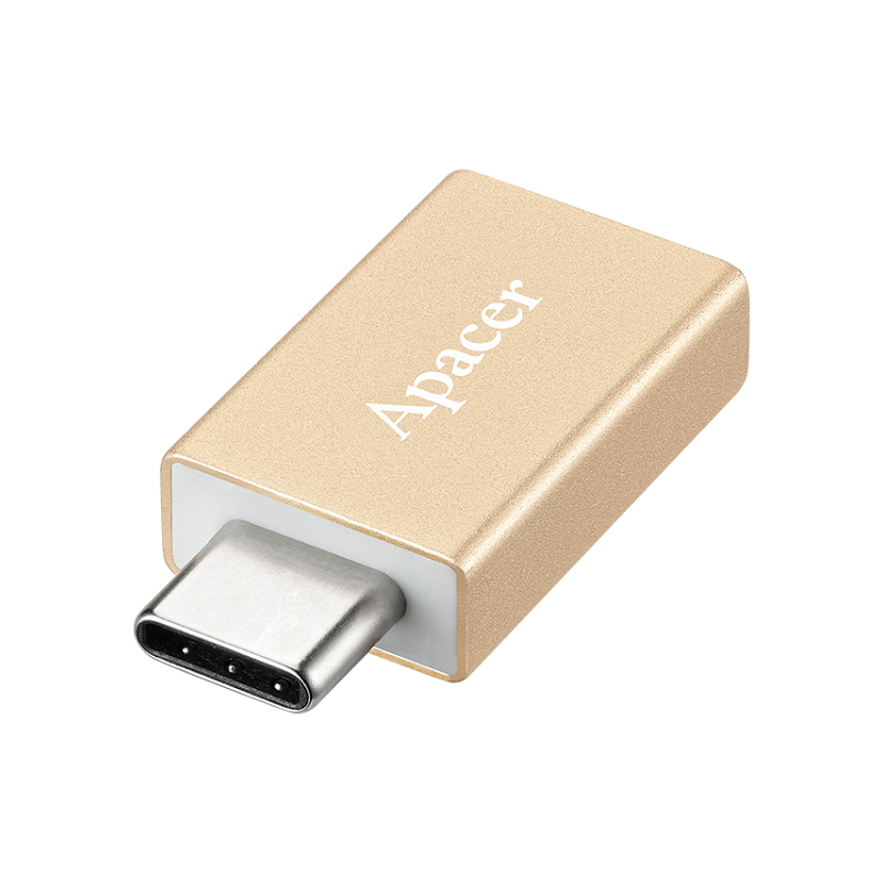 APACER USB Type-C to USB3.0 Type-A Adapter DA110 Gold