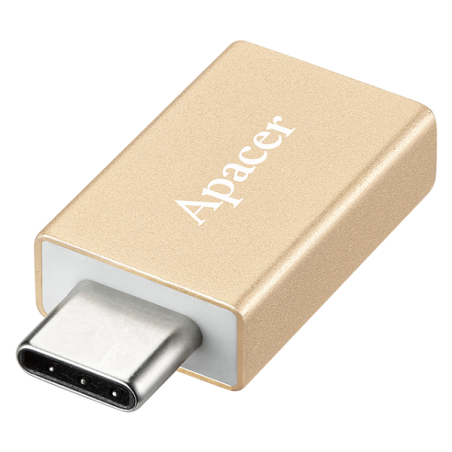 APACER USB Type-C to USB3.0 Type-A Adapter DA110 Gold