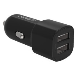 ORICO UCL-2U-BK 12W 2 Port USB Car Charger Black