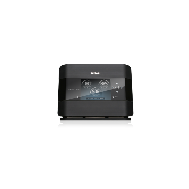 DLINK DIR-685 * NO HDD * COLOUR LCD WL N STORAGE NAS ROUTER