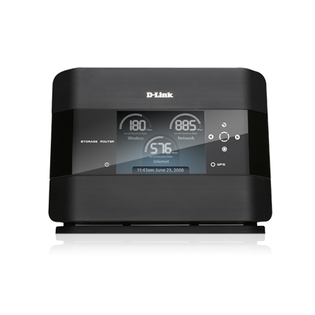 DLINK DIR-685 * NO HDD * COLOUR LCD WL N STORAGE NAS ROUTER