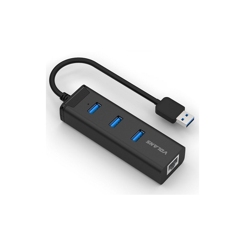 VOL UHB USB3.0-HUB-3P-RJ45-ADAPTER