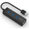 VOL UHB USB3.0-HUB-3P-RJ45-ADAPTER