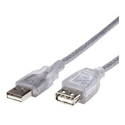 ASO CAB USB2-M-F-3M-TRANSPARENT