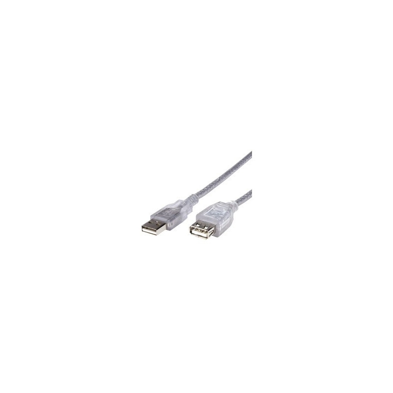 ASO CAB USB2-M-F-3M-TRANSPARENT