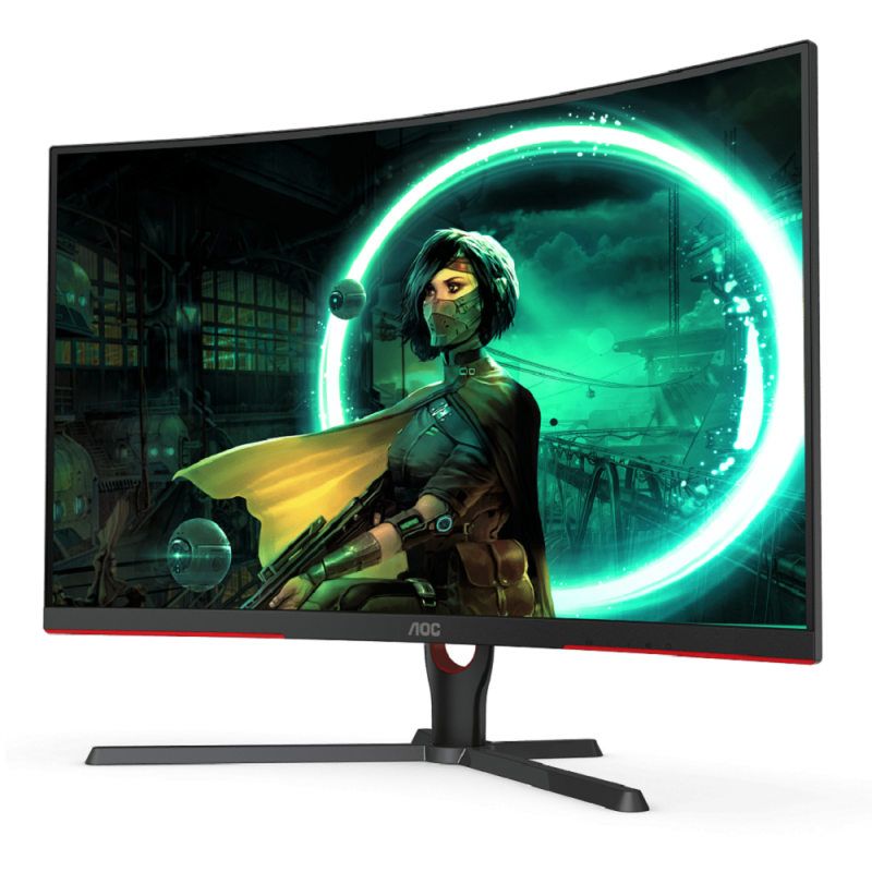 AOC CQ32G3SE 31.5" 2K Curved 1000R monitor DP 2x HDMI