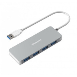 SMP UHB 4P-USB3-ULTRA-SLIM-SILVER