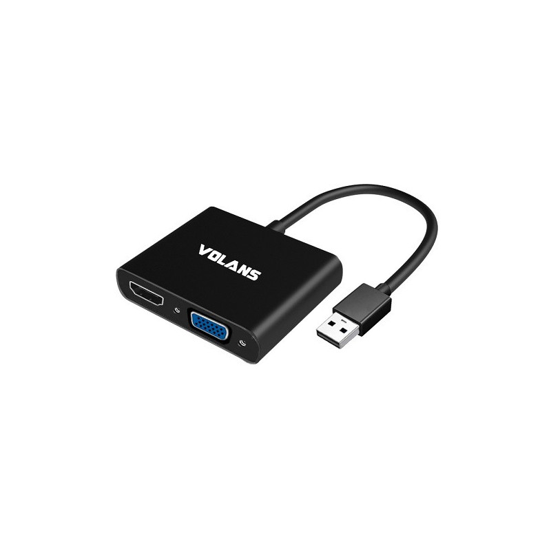 VOL CNV USB3.0-M-VGA-HDMI-F-ADAPTER