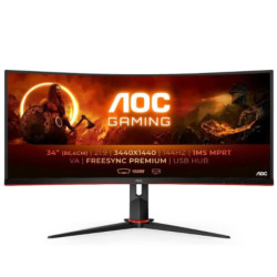 AOC U34G3XM/EU 34" Monitor 3K 1ms 144Hz