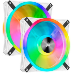 COR FAN 140MM-QL140-RGB-WHITE-2PK