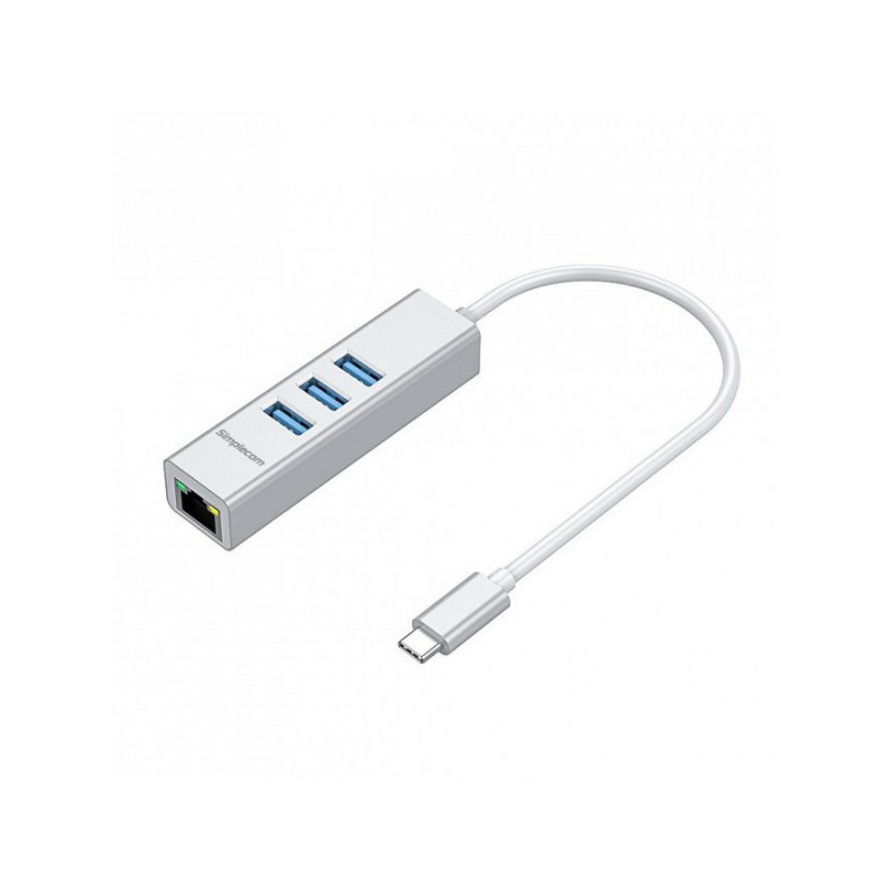 SMP UHB ALUM-3P-USB3-GBE-ADAPTER-SILVER