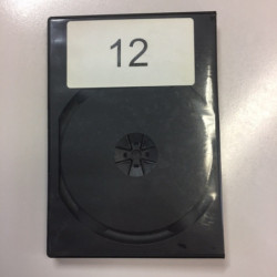 no 12 - DVD CASE - CARRIES 2 DVD (14mm, BLACK)