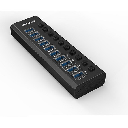 VOL UHB ALUM-USB-3.0-HUB-10P