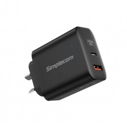 SMP ACC 65W-DUAL-USB-C+USB-A-CHARGER