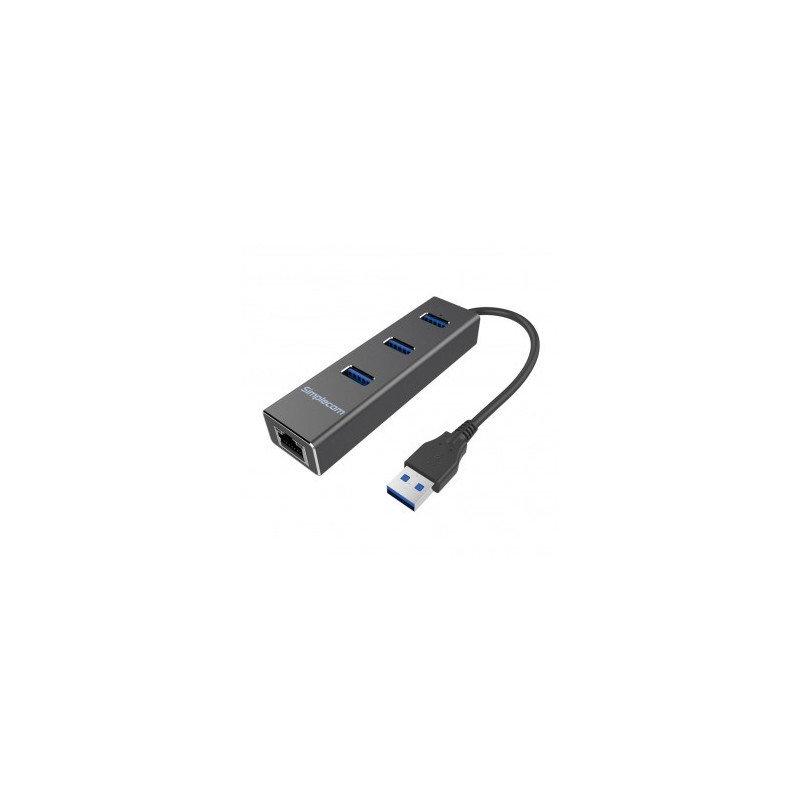 SMP UHB ALUM-3P-USB3-RJ45-BLACK