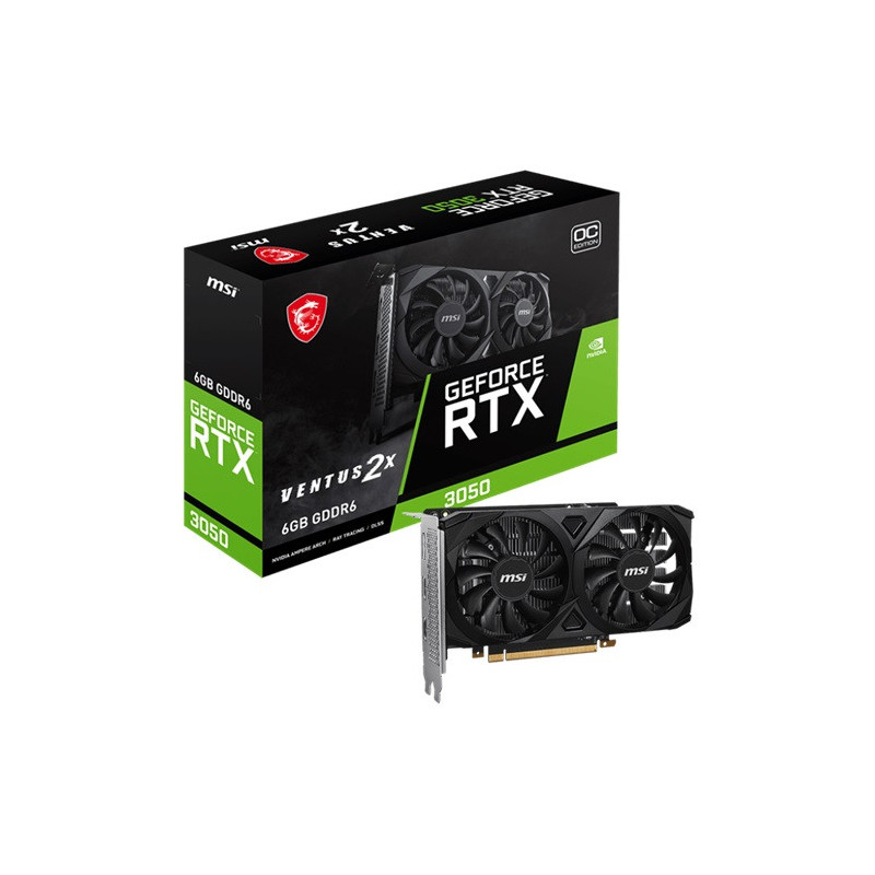 MSI VGA GEFORCE-RTX-3050-VENTUS-2X-6G-OC