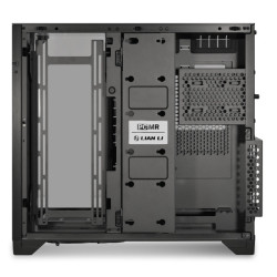 LIAN LI O11 VISION THREE SIDE GLASS PANELS PCMR CASE BLACK