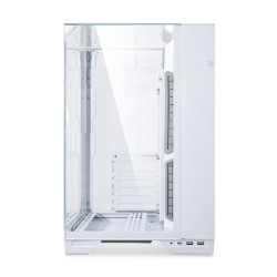 LIAN LI O11 VISION THREE SIDE GLASS PANELS PCMR CASE WHITE