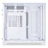 LIAN LI O11 VISION THREE SIDE GLASS PANELS PCMR CASE WHITE