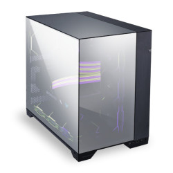 LIAN LI O11 CHROME VERSION VISION THREE SIDE GLASS PENALS PCMR CASE BLACK