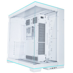 LIAN LI PC-O11DERGBW EVO RGB DYNAMIC EVOLUTION TEMPERED GLASS CASE WHITE