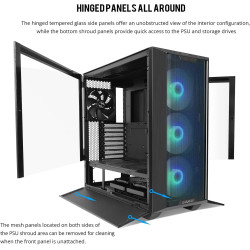 Lian Li LANCOOL III-X MID-TOWER CHASSIS  RGB GAMING CASE BLACK