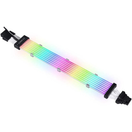 Lian Li 12+4pin to 12+4pin STRIMER PLUS ADDRESSABLE RGB LED VGA Extension Cable 320mm, 8 Light Guides