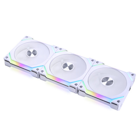 Lian Li UNI FAN SL V2-3W 120mm ARGB PWM 2000RPM  1Set ( 3 PC) White  with Controller