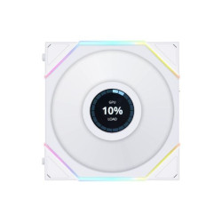 Lian Li TLLCD120-1B UNI FAN TL LCD 120mm ARGB PWM 1900RPM 1PC WHITE WITH 1.6" LCD SCREEN