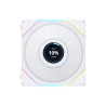 Lian Li RTLLCD120-1B UNI FAN RTL LCD 120mm REVERSE BLADEARGB PWM 1900RPM 1PC WHITE WITH 1.6" LCD SCREEN