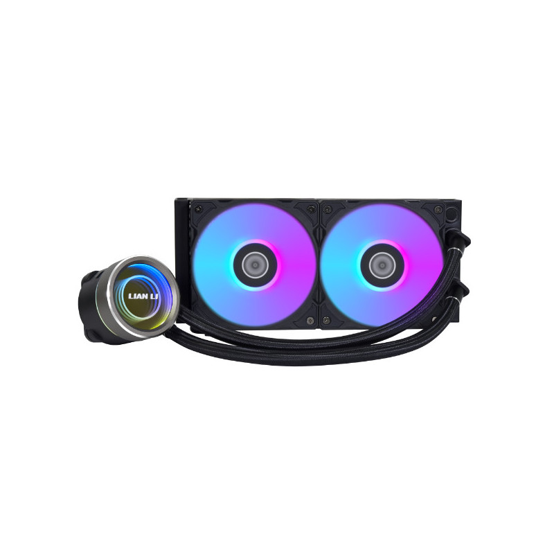 Lian Li Galahad II TRINITY 240 Closed Loop ARGB AIO LIQUID  All-in-One CPU Cooler ARGB FANS 3200RPM  Black