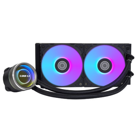 Lian Li Galahad II TRINITY 240 Closed Loop ARGB AIO LIQUID  All-in-One CPU Cooler ARGB FANS 3200RPM  Black