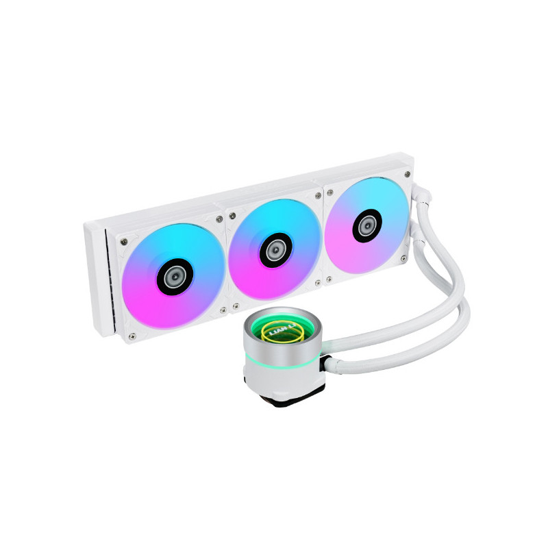 Lian Li Galahad II TRINITY 360 Closed Loop ARGB AIO LIQUID  All-in-One CPU Cooler ARGB FANS 3200RPM WHITE