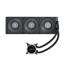 Lian Li Galahad II TRINITY PERFORMANCE 360 Closed Loop ARGB AIO LIQUID DBL WAVE All-in-One CPU Cooler ORIENTED FANS  Black