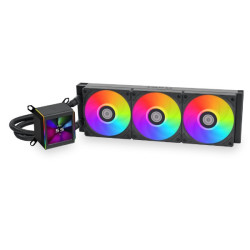 Lian Li Galahad II LCD SCREEN 360 Closed Loop ARGB AIO LIQUID  All-in-One CPU Cooler ARGB FANS 2450RPM Black