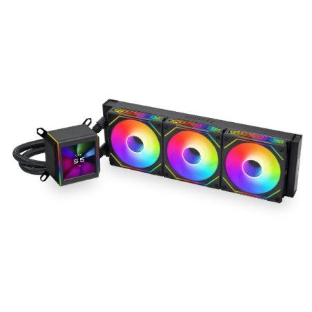 Lian Li Galahad II LCD SCREEN SL-INF 360 Closed Loop ARGB AIO LIQUID All-in-One CPU Cooler SLIN FAN 2100RPM Black