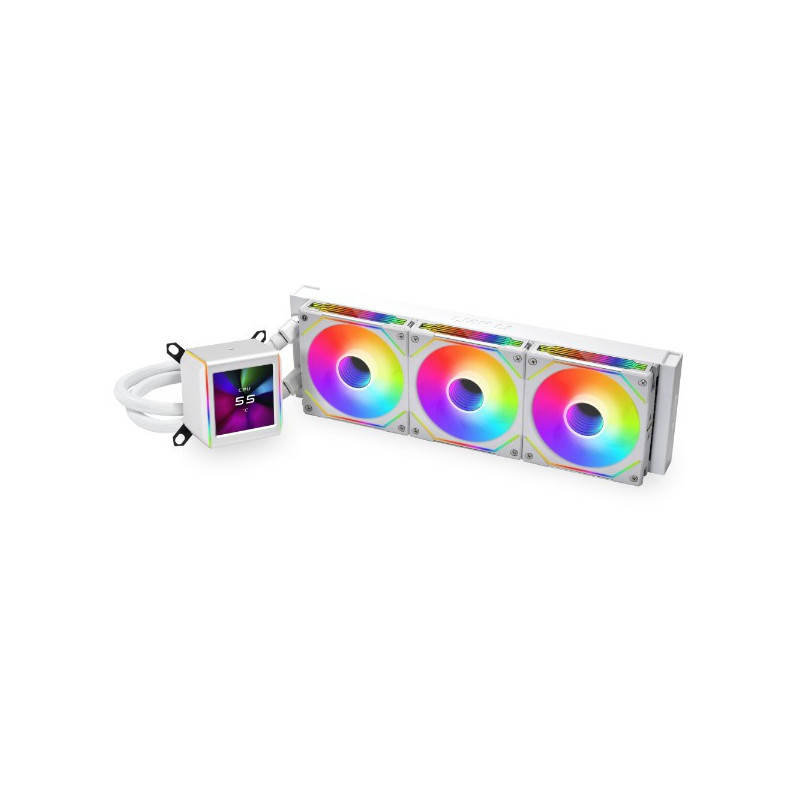 Lian Li Galahad II LCD SCREEN SL-INF 360 Closed Loop ARGB AIO LIQUID All-in-One CPU Cooler SLIN FAN 2100RPM White