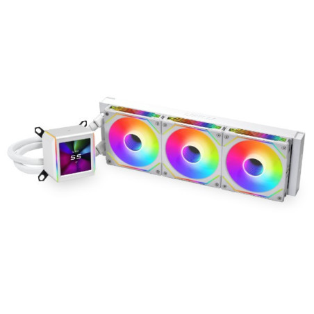 Lian Li Galahad II LCD SCREEN SL-INF 360 Closed Loop ARGB AIO LIQUID All-in-One CPU Cooler SLIN FAN 2100RPM White