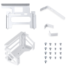 LIAN LI O11DE-9X UPRIGHT GPU BRACKET WHITE FOR O11D EVO (RISER CABLE NOT INCLUDE)