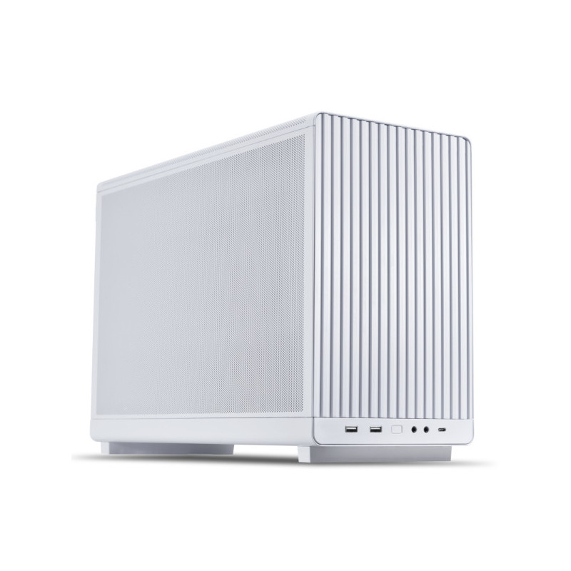 LIAN LI DAN-A3 MicroATX Chassis with steel mesh side panel(option side glass panel) white