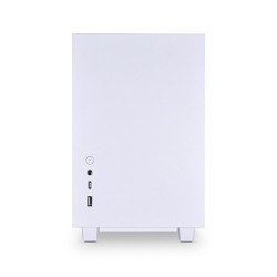 Lian LI Q58 Mini-ITX Chassis with Split Mesh & Glass side Panel PCI-e 4.0 Resier cable White