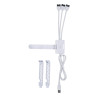 Lian LI PW-U2EPAB USB 2.0 1-TO-3 HUB (TYPE A MALE PORT) WHITE